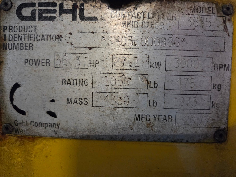 Gehl 3635