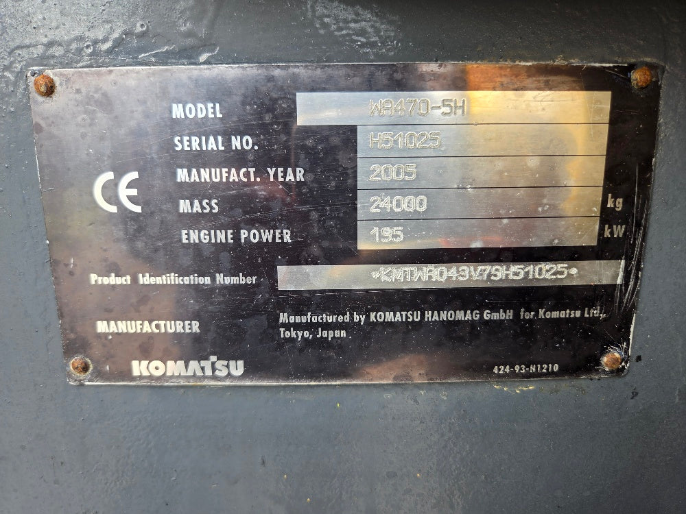 Komatsu WA470-5